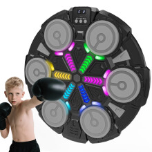 Music Punching Machine for Kids Adults,Bluetooth Wall Mounted Boxing
