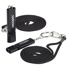 Emergency Survival Whistle Noopel Double Tubes Safety Whistles 2 Pack