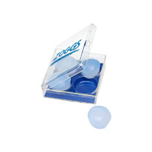 Zoggs Silicone Reusable Ear Plugs Swimming Watersports Clear Pack 1
