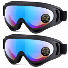 EasYoung 2Pack Ski Goggles Compatible Snowboard Goggles for Kids Teens Yout