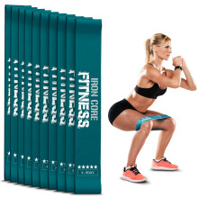 10Pack Set XHeavy Resistance Booty Bands – Latex Mini Loop Bands for Workou
