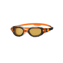 Zoggs Original Predator Flex Adult Swimming Goggles | Polarized Ultra Lens, Anti-Fog, UV Protection, Quick-Adjust Strap, Curved 180 Vision | Pool an