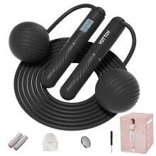 YOTTOY Skipping Ropes for Adults Cordless Counter Jump Rope with Large Cord