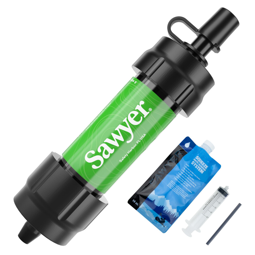 Sawyer Products Sp101 Mini Water Filtration System Single Green