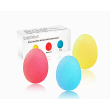 voidbiov Hand Squeeze Stress Balls Set with Carry Bag 3 Resistance Finger W