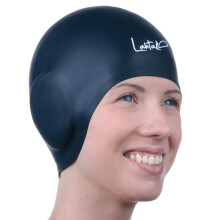 3D Silicone Swim Cap with Ear Protection  Seamless Comfortable Fit for Adul