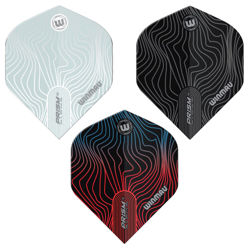 winmau WINMAU Prism Alpha Solar Design Dart Flight Packs - 3 sets per pack