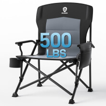 EVER ADVANCED Camping Chair for Adults Oversized 230KG Folding Chair for He