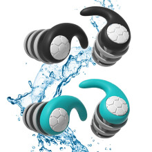 Luxiremi 2 Pairs Waterproof Swimming Ear Plugs Adults Noise Reduction