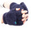 Weiche Plüsch-Flip-Top-Cover-Handschuhe mit-Tiefes Blau 1