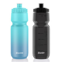 SLUXKE 24oz Bike Water Bottle 2Pack 720ml Sports Squeeze Bottle Lightweight