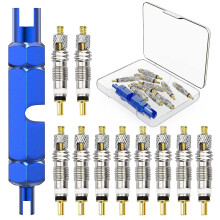 Flintronic Presta Valve Cores, 11PCS Bicycle Presta Valve Remover
