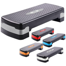 FK Sports Aerobic Exercise Stepper Adjustable Height 25 Step Levels 10 15 2