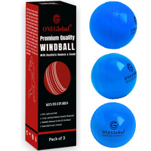 ONEGlobal Premium Windball Soft Cricket Ball Durable Embossed Seam True Bo