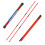 flintronic Golf Alignment Stick, 2PCS Golf Practice Training Aid, Collapsible Golf Practice Rods for Aiming, Putting, Full Swing, Posture Corrector, 1