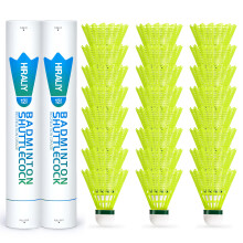 HIRALIY Badminton Birdies Nylon Badminton Shuttlecocks with Stability Durab