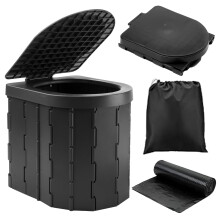 KINSPORY Portable Toilet Outdoor Camping Toilet Fishing Toilet Campervan To