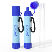 Purewell Outdoor Water Filter – 001 μm ultrafine filter removes 9999 of bac