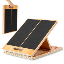 StrongTek Portable Wooden Slant Board for Stretching & Rehabilitation