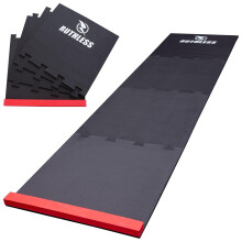 Ruthless Puzzle Foam Dart Mat for Beginners and Professionals Black Red