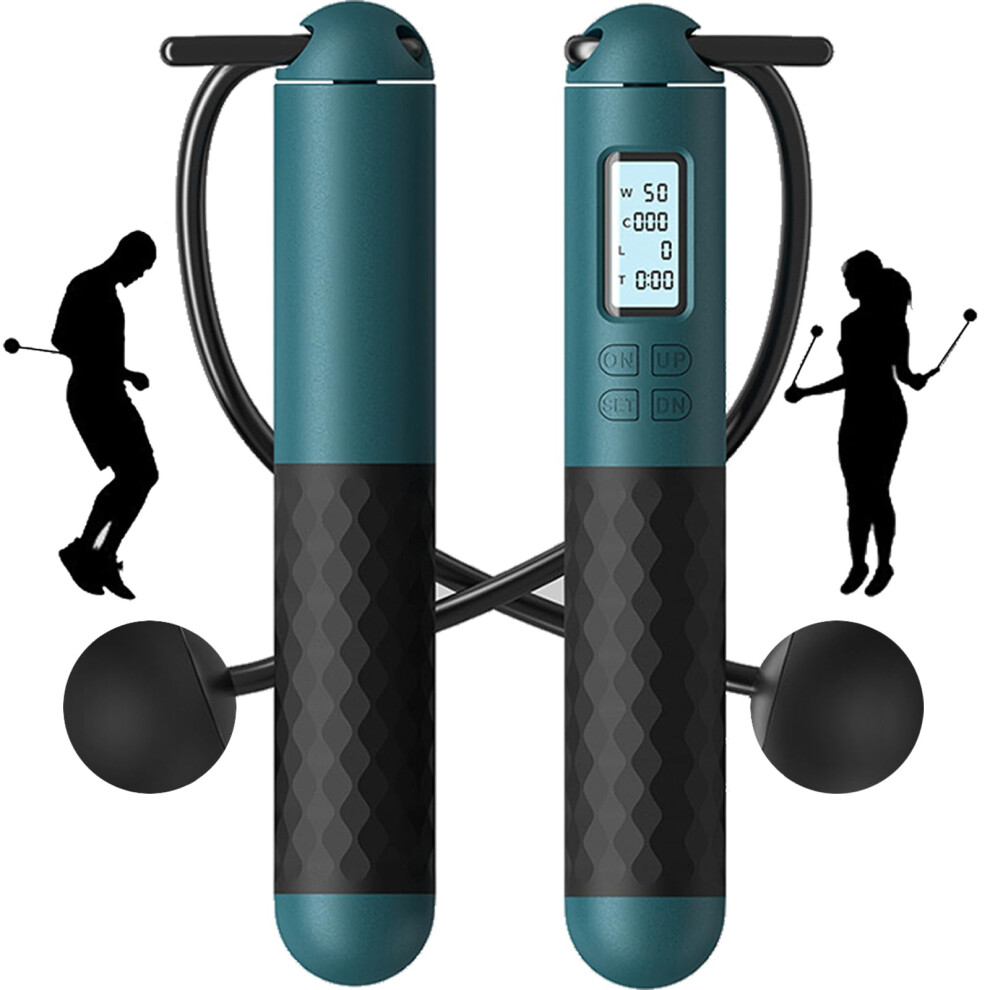 Photos - Jump Rope Cordless Skipping Ropes Ropeless Skipping Rope with Counter Wireless Jump R
