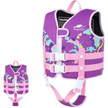 Gogokids Toddler Swim Vest Kids Float Jacket Dual Adjustable Strap 1 5