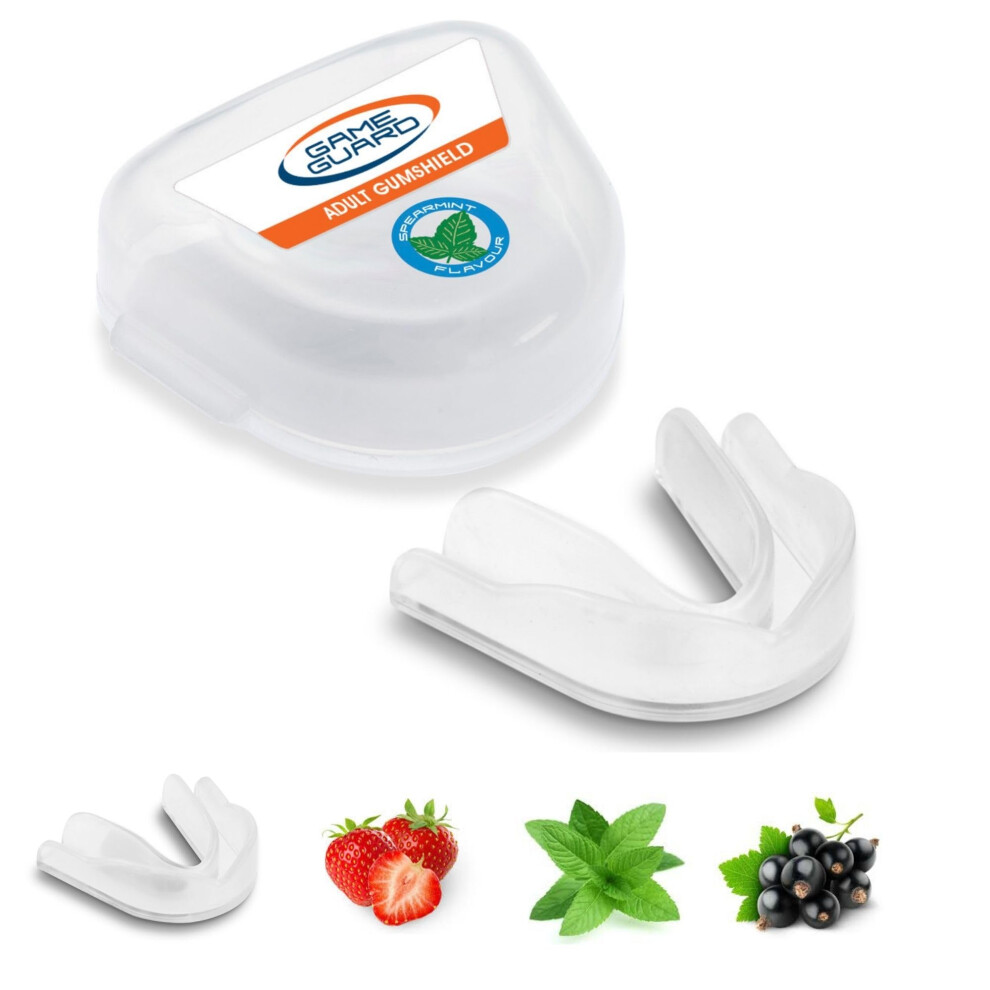 Game Guard Sports Mouthguard Â Easy Fit Boil Bite Gum Shield For Adults T