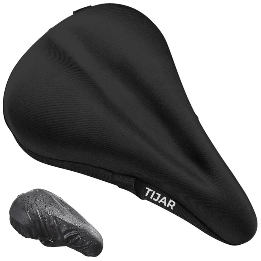 Photos - Accessories TIJAR Bike Seat Saddle Gel Cover, Wide Gel Soft Pad, One Size