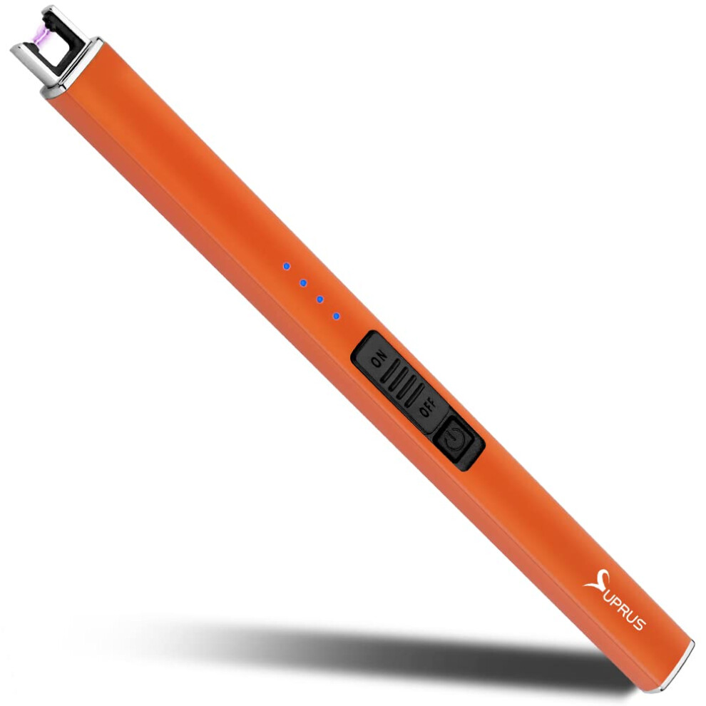 Suprus Dark Fluorescent Lighter Glows In The Arc Windproof Flameless Usb Re