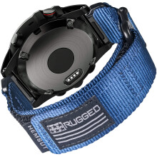 hemsut h Compatible 22mm Width Soft Nylon Watch Strap for Fenix 8/5 Plus/6/6 Pro/7/Exip/Forerunner 935/945/Approach S60/Quatix 5