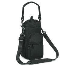 sportsnew Water Bottle Carrier with Shoulder Strap Insulated Water Bottle H