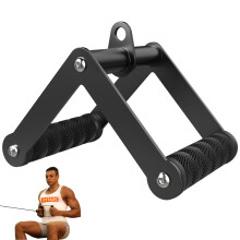 Fitarc Double D Row Handle Cable Attachments for Gym NonSlip V Bar Attachme