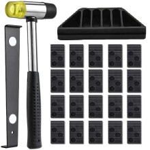 CROWNSHOP Wood Flooring Installation Kit Flooring Pull Bar with 20 Spacers