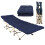 WoldTrek Camping Cot with Thick Pad Folding Camping Cot Oversize Cots for S 1