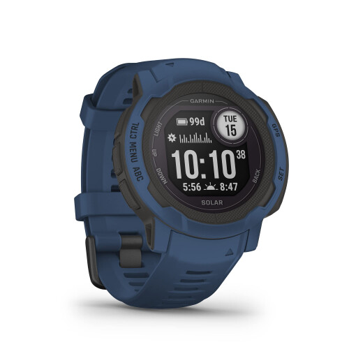 Garmin Garmin Instinct 2 Solar Rugged GPS Smartwatch Tidal Blue