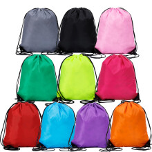 flintronic 2PCS Drawstring Bags Drawstring Backpack Bags for Gym Sport Sack