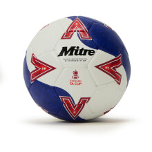 Mitre Mini FA Cup Unisex Football WhiteSilverRedMini