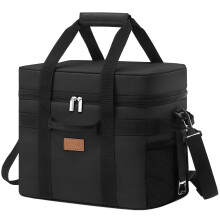 Lifewit 20L 30-Can Soft Cooler Bag with Hard Liner, Large Insulated Picnic Lunch Bag Box Soft-Sided Cooling Bag for Camping、BBQ、Family Outdoor Act