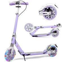 Kick Scooter for Kids Ages 812 200mm Big Wheels Scooter for Adults with Dis