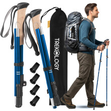 TREKOLOGY Trekking Poles – Lightweight Adjustable Hiking Sticks for Men  Wo
