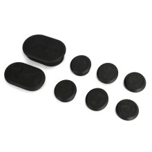 Motorcycle Frame Hole Cover Caps Kit 8PCS Protective Elastomer