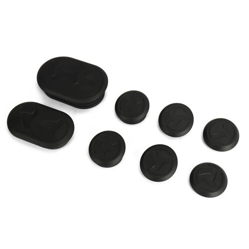 Motorcycle Frame Hole Cover Caps Kit 8PCS Protective Elastomer