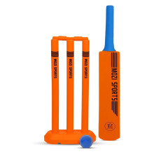 Mozi Sports Plastic Cricket Bat Set Size1 for Kids Lightweight Ball Stumps