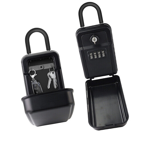 Large Capacity Secure Outdoor Key-Black Hanging type