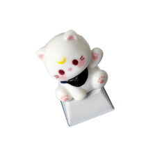 Capuchons de touches 3D pour claviers mécaniques, tête de-Blanc