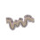 Broche en métal à la mode décorée de citations capricieuses, 1