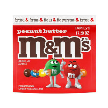 M&M Peanut Butter Family Size (488g)