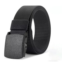Quick Release Work Belt Tactical Men Army Webbing Nylon Military Waistbelt