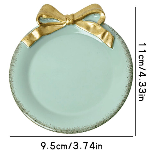 Retro Resin Dessert Plate 10.5cm Non-Slip 2