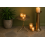 Leaf Metal Side Table Gold Decorative Accent Table 39cm 3